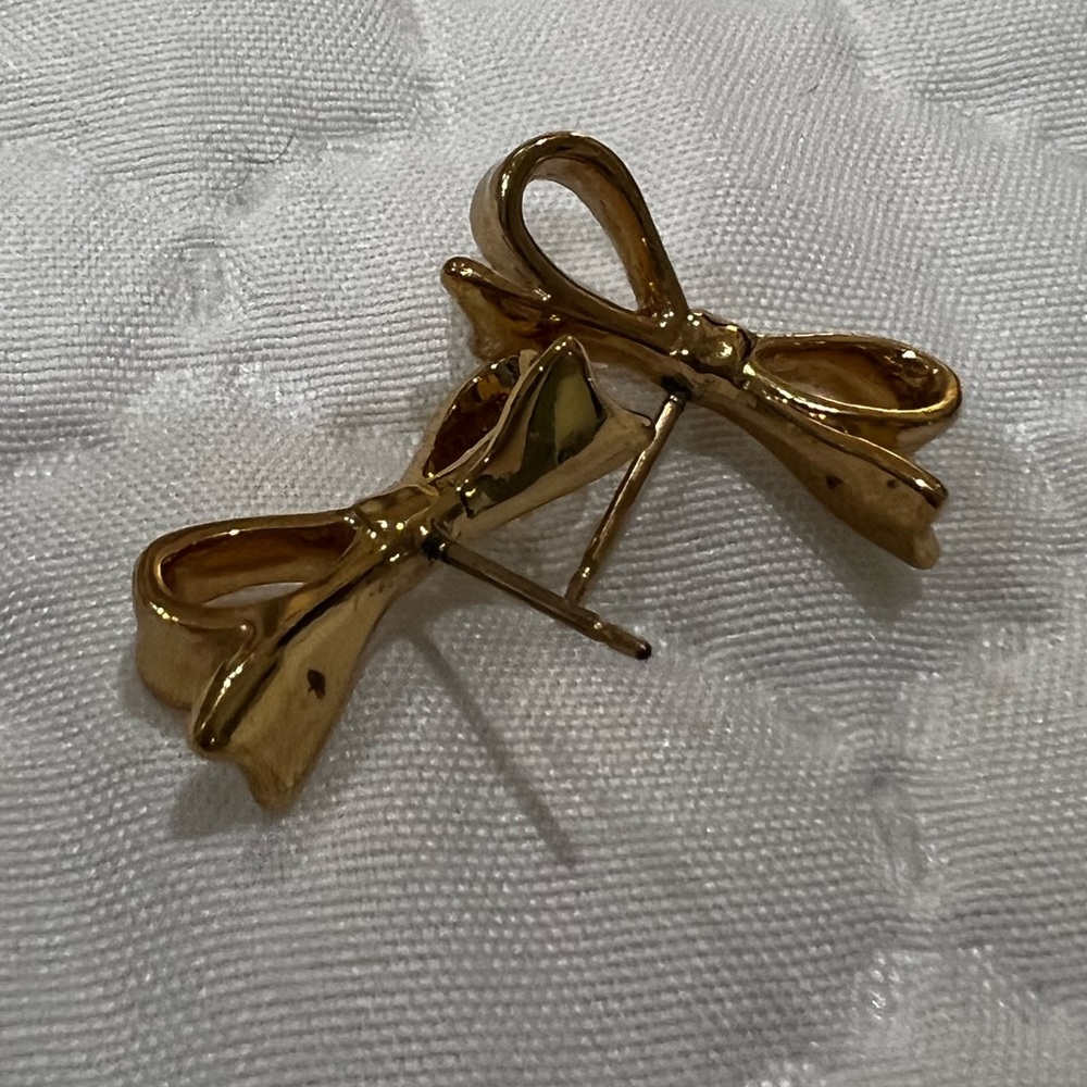 Kate Spade Gold Bow Earrings